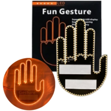 Wooco Car Interactive Gesture LED Palm with Remote