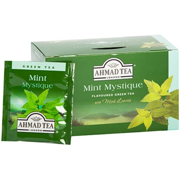 Zaļā tēja AHMAD Alu GREEN MINT, 20 maisiņi paciņā 