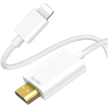 HDMI kabelis iPhone ierīcēm, [MFi sertificēts] Lig