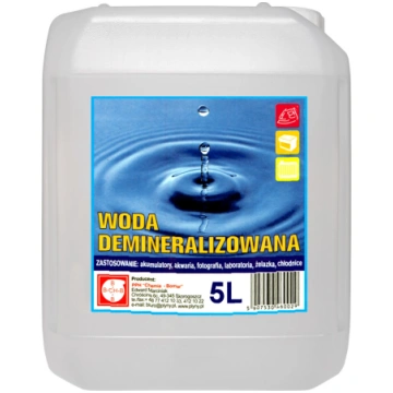 5L destilēts demineralizēts ūdens Bomar