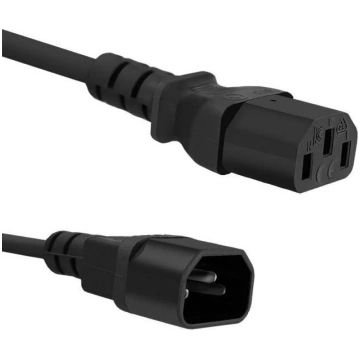 Qoltec AC power cable for UPS | C13/C14 | 1.8m