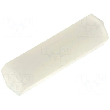 Screwed spacer sleeve | hexagonal | polyamide | M2