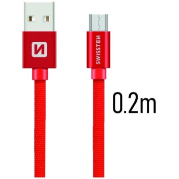Swissten Textile Quick Charge Universal Micro USB 