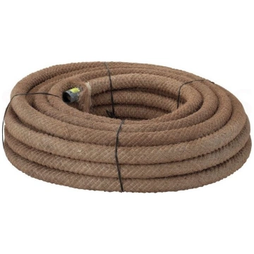 PVC drenāžas caurule ar kokosa filtru 58/50 (50m) 