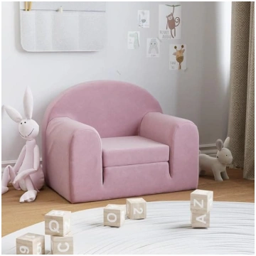 Sofa Bed for Pink Soft Plush, Lounge Sofa, Sofas &