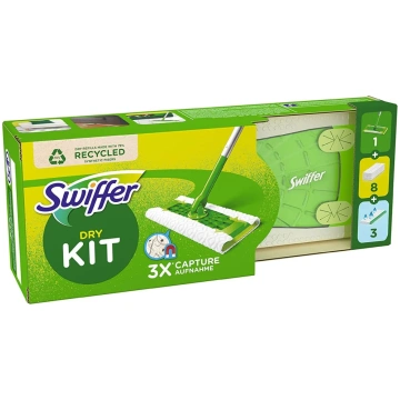 Grīdas slota ar salvetēm SWIFFER Dry Kit