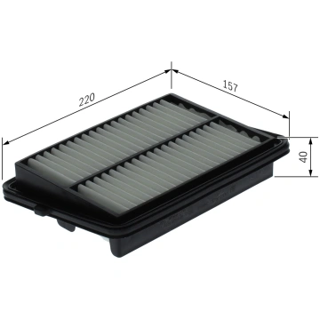 BOSCH Gaisa filtrs F 026 400 649