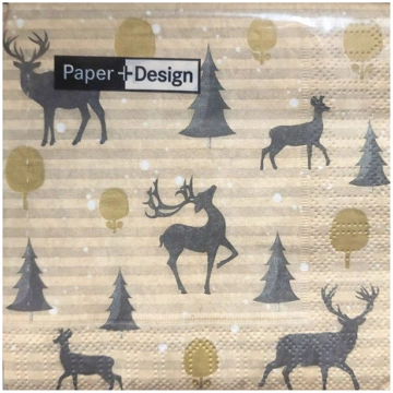 Salvetes 24cm Z DEER FOREST (20)