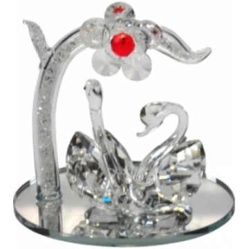 kristāla gulbji 10cm 38713 4750597387133
