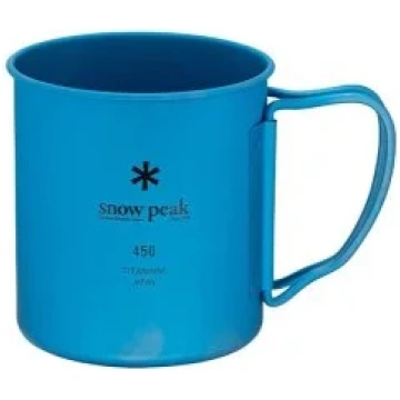 Snow Peak Ti-Single 450 Cup Eloxiert Titantasse Bl