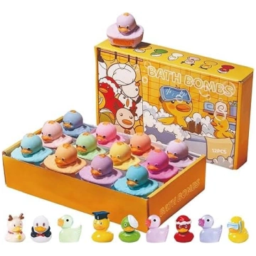 Badebonbons,12 Stück mit süßen Enten - Kinder Dusc