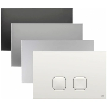Oli Plain placca comando doppio scarico ABS soft-t