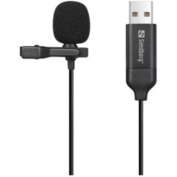 Lavalier mikrofons Sandberg Streamer USB Clip Micr