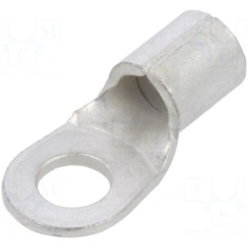 Tip: ring | M5 | 10mm2 | crimped | for cable | tin