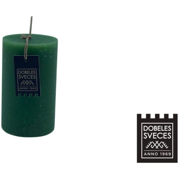 RUSTIKA CILINDRS 60x100 mm ZAĻŠ Baltic candles Ltd