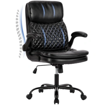 COLAMY Ergonomisks biroja krēsls, rakstāmgalda krē