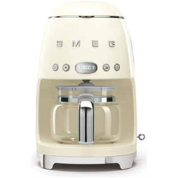 Smeg DCF02CREU Coffee Maker, Cream White
