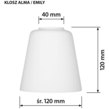 Activejet Lamp shade EMILY klosz EMILY