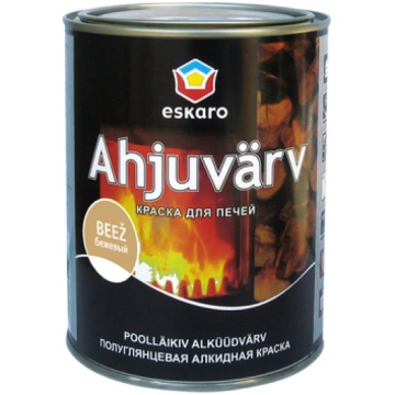 Karstumizturīga alkīda krāsa krāsnīm Eskaro 0.9L b
