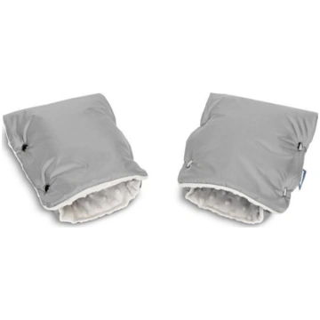 Sensillo RKAWICZKA/MUFKA DO WÓZKA - MINKY GREY SIL