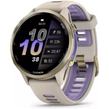 Garmin Forerunner® 970 Soft Gold Titanium with Fre
