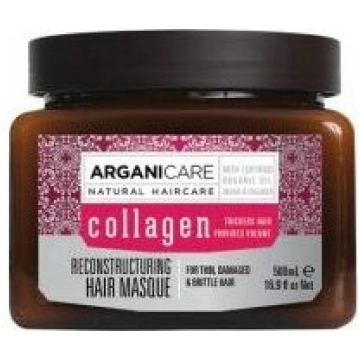 Arganicare Collagen Naprawcza maska do cienkich, z