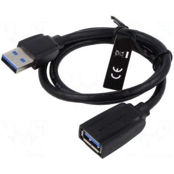 Cable | USB 3.0 | USB A socket,USB A plug | nickel