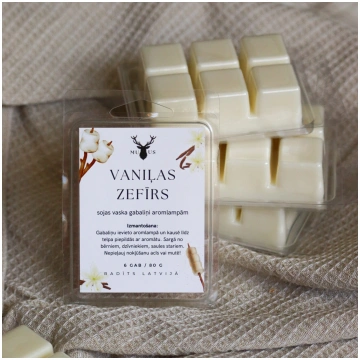 Aromātisks, kausējams vasks Vaniļas Zefīrs