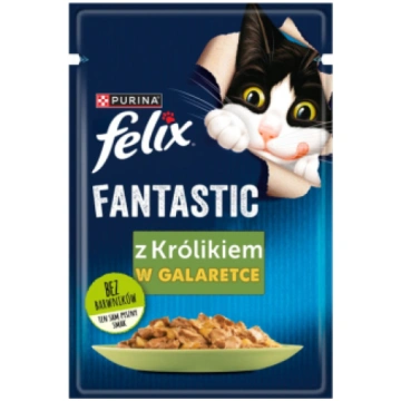 Purina Felix Fantastic rabbit in jelly - wet cat f