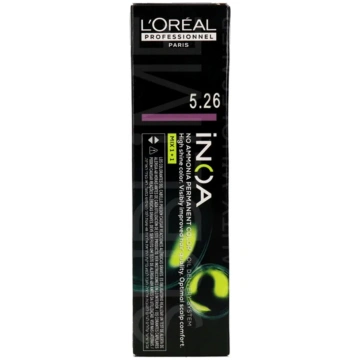 INOA oksidatīvā matu krāsa bez amonjaka #5.26 60 g