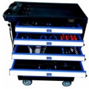 Scheppach Tool trolley with tools 263 pcs TW1000, 