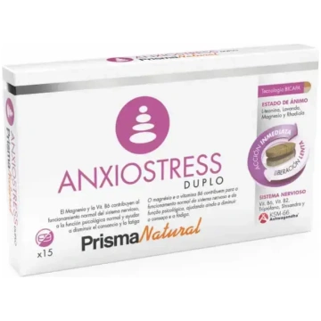 PRISMA NATURAL Anxiostress Duplo 15 Bilayer Tablet