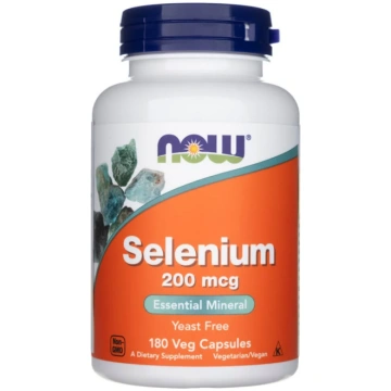 Now Foods Selenium 200 mcg - 180 dārzeņu kapsulas