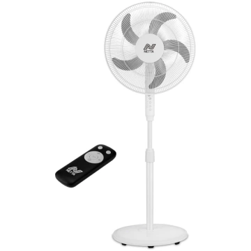 NETTA svārstveida grīdas ventilators ar 7 stundu t
