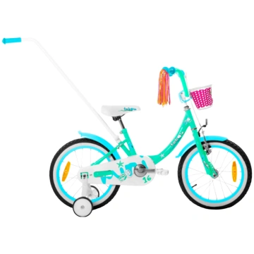Bērnu velosipēds TABOU Mini 14", piparmētru/zils