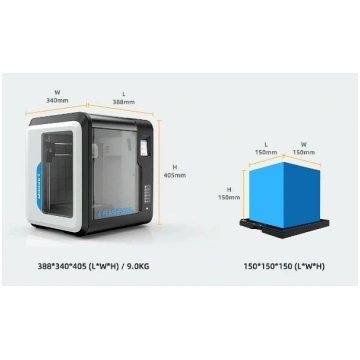 Gembird Flashforge Adventurer3 3D Printer ABS/PLA 