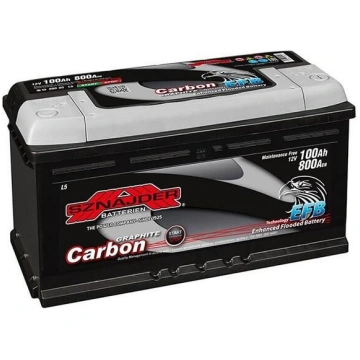 Auto akumulators 12 V / 100 AH / 800 A EN SZNAJDER