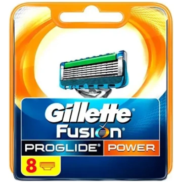 Gillette Fusion5 ProGlide Power Razor Blades, 8 Re
