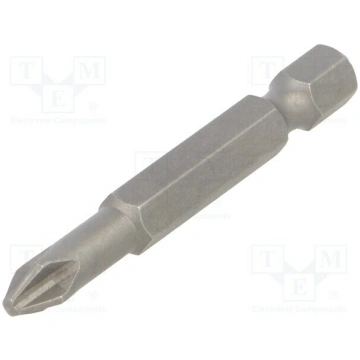 Screwdriver bit; Phillips; PH2; 1/4"; Overall len: