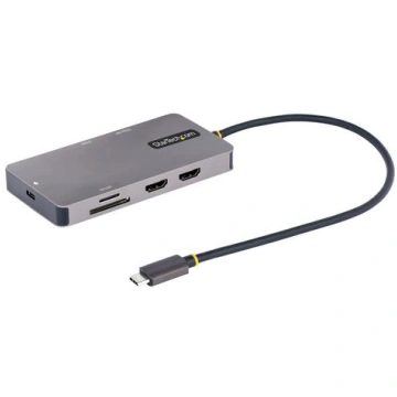 StarTech.com USB C Multiport Adapter, Dual HDMI Vi