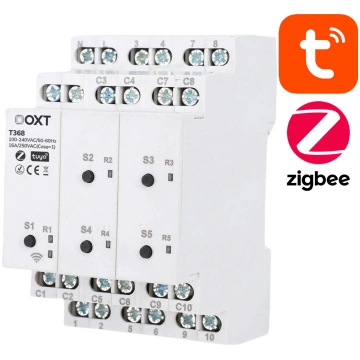 OXT ZigBee 3.0 viedais 5 kanālu releju kontrolieri