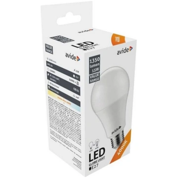 Avide LED spuldze 15W E27 4000K