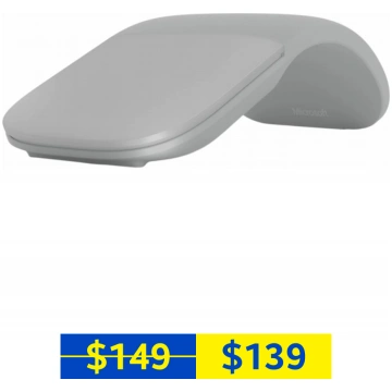 Microsoft Surface Arc Mouse (Light Grey)