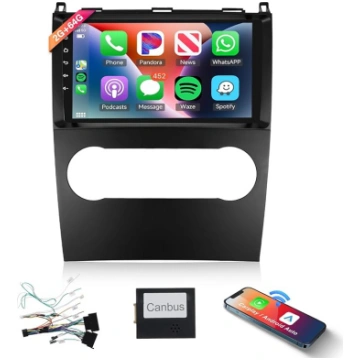 Podofo Carplay auto radio priekš Mercedes-Benz B k