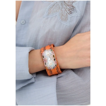 SISSI OVER BRACELET W/ REAL STONES - Unica
