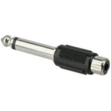 AV Adapter InLine Jack 6.3mm - RCA (Cinch) black (