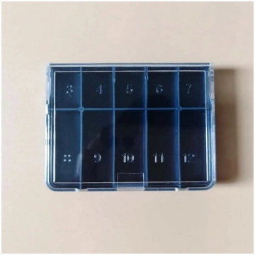 Organizer 10 compartments - blue - 59x47x15mm - Pl