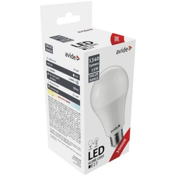 Avide LED spuldze 15W E27 3000K, 1 gab