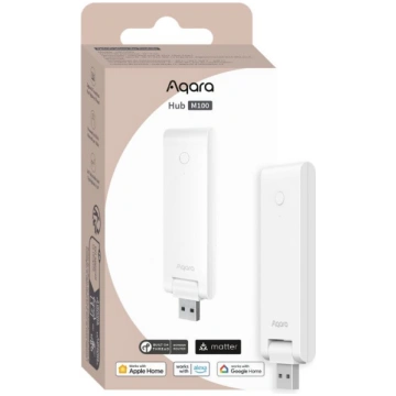 AQARA M100 USB Zigbee + vītnes centrmezgls, Matter