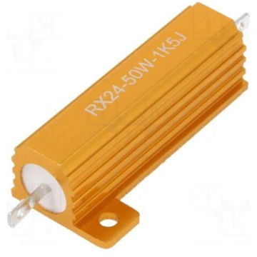 Resistor: wire-wound | 1.5kΩ | with heatsink | 50W